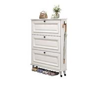 Scarpiera Salvaspazio Slim,Scarpiera Armadio Ingresso Bianca,Portascarpe,Scarpiera Esterno,Scarpiera Chiusa,Organizzatore di Scarpe,per Corridoio,Armadio Scarpiera Cassettiera in Truciolare (Size : 7