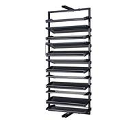 Scarpiera - Scarpiera rotante in metallo - Scaffale impilabile verticale organizer per armadio e camera da letto piccola - Design salvaspazio per corridoio