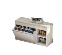 Scarpiera ,scarpiera salvaspazio slim ,scarpiera salvaspazio ,panca scarpiera ,con cuscino Panca ,scarpiera slim ,Per Ingresso, Corridoio, Soggiorno, Camera da letto,80*30*45cm ( Color : White , Size