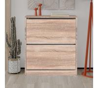 Scarpiera shc520 a due ante a ribalta rovere