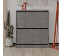 Scarpiera SHC520RETRO due ante a ribalta grigio retro