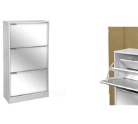 SCARPIERA SPECCHIO SLIM 3 ANTE 1206324cm DOPPIA PROFONDITà SALVASPAZIO MODERNA