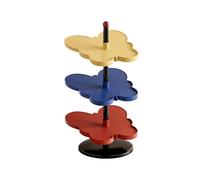 Scarpiera stretta a 3 livelli, verticale nizer, mensole angolari per scarpe, in plastica, design a farfalla, supporto per scarpe multicolore per risparmiare spazio
