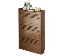 Scarpiera stretta con 3 cassetti pieghevoli per ingresso, salvaspazio, per corridoio, camera da letto, elegante soluzione per riporre le scarpe