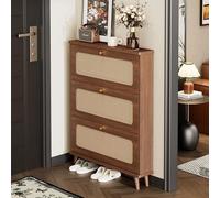 Scarpiera ultra sottile, organizer nascosto con 3 cassetti ribaltabili per risparmiare spazio in armadio, ingresso, garage e corridoio