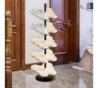 Scarpiera verticale, organizer portaoggetti a forma di farfalla stretta per