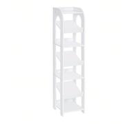 Scarpiera Verticale, Scarpiera a Livelli Stretti, Organizer per Scarpe in Legno per Armadio, Ingresso, Torre per Scarpe per Piccoli Spazi, Autoportante Regolabile con Ganci, Bianco Informazioni su que