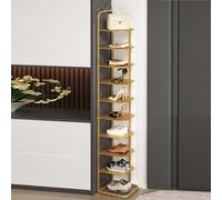 Scarpiera verticale sottile - Mensola salvaspazio multi-livello per calzature efficienti da ingresso ottimizza lo spazio domestico con elegante torre per scarpe