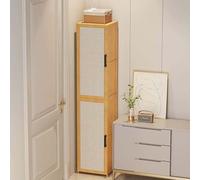 Scarpiera verticale stretta a 11 ripiani, salvaspazio, con 2 ante traspiranti, perfetta per soggiorno e camera da letto, massimizzando l'efficienza di archiviazione