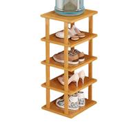 Scarpiera Verticale - Struttura in Acciaio Mensola Stretta, Torre Gratuita Cinque fasi | Design Leggero del Supporto Per Scarpe, Spazio - Scarpiera per Armadietto, Spazio