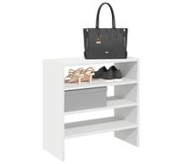 Scarpiere 2 pz Impilabili Bianche 60x30x30,5 cm