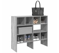 Scarpiere 2 pz Impilabili Grigio Sonoma 89,5x30x40 cm