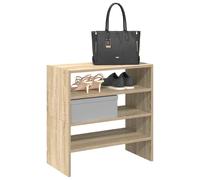 Scarpiere 2 pz Impilabili Rovere Sonoma 60x30x30,5 cm