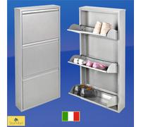 Scarpiere SLIM per 6/9 Paia - Grigio - Nuove Scarpiere-Garanzia a VITA