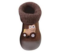 Scarpine per bambini a piedi nudi, scarpe estive per bambini, scarpe da gattonare, per bambini, calze natalizie, asilo, caffè, 20/21 EU