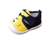 Scarpine primi passi per bambini, per l'asilo, per ragazzi, ragazze, anti-collisione, suola morbida, antiscivolo, traspiranti, giallo 4, 20.5 EU