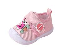 Scarpine primi passi per bambini, per l'asilo, per ragazzi, ragazze, anti-collisione, suola morbida, antiscivolo, traspiranti, Pink7, 21 EU