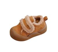 Scarponcini Bambina 25 - Invernali Trapuntati Foderati con Suola Spessa E Plateau per Uso Esterno (Coffee 11-115 Years)