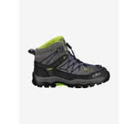 Scarponcini CMP Kids Rigel Mid WaterProof grigio verde lima bambini - 36