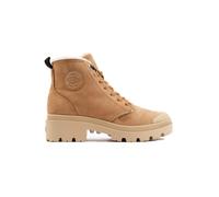 Scarponcini da donna Palladium Pallabase Nubuck Zip Wl Marron 36