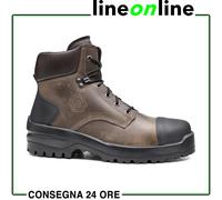 Base Protection Bison Top Scarponcino Antinfortunistico, da Uomo, Marrone/Nero, Taglie 44