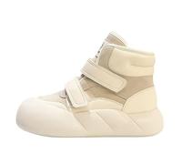 Scarponcini Donna Neve Stivali Donna Moda Pelle Antiscivolo per Laterale E Lacci Motivo Stampato a Giardino Impermeabili Stivali Western Stivaletti da con Neve Bambina