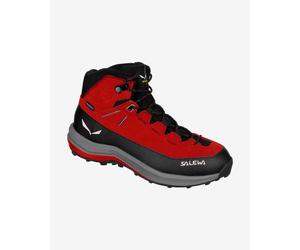 Scarponcini Salewa MTN Trainer 2 Mid Powertex rosso nero bambino - 30