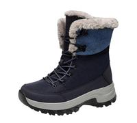 Scarponcini Uomo Invernali Alti - Stivali da Neve Caldi Antiscivolo ispessiti da Nuovi Invernali da Esterno Scarpe da Sci in Cotone per Alpinismo Invernale (Dark Blue, 42)