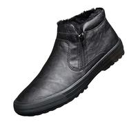 Scarponcini Uomo Invernali Classico Morbidi Stivali Da Neve Foderati Caldi Scarpe Doposci Lavoro Offerta Militari Stivaletti Antiscivolo Antinfortunistica Trekking Leggere Pelo Scarponi Snow Boots