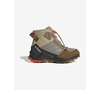 Scarponi adidas Terrex Ax4r Mid CLIMAWARM+ beige nero grigio per bambini - 36(2/3)
