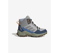 Scarponi adidas Terrex AX4R Mid Hiking grigio blu per bambini - 33.5
