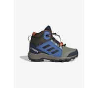 Scarponi adidas Terrex Mid GORE-TEX Hiking verde nero blu bambino - 36