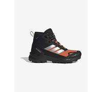 Adidas Uomo Terrex Skychaser AX5 Mid Gore-Tex Climawarm+ Hiking Shoes, Core Black/Silver Met./Semi Impact Orange, 46 EU