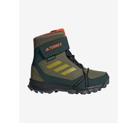 Scarponi adidas Terrex Snow Hook-And-Loop COLD.RDY Winter verde cachi nero bambini - 35
