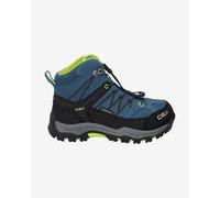 Scarponi CMP Kids Rigel Mid WaterProof blu nero giallo junior - 38