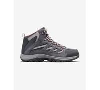 Columbia Scarponi da trekking Crestwood Mid WP Donna impermeabili Graphite Daredevil 36,5