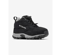 Columbia Firecamp Mid 2 WP, Stivali da neve impermeabili Unisex - bambini e ragazzi, Black/Monument 2024 , 25 EU