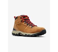 Scarponi Columbia Newton Ridge Plus II Suede Waterproof marrone chiaro rosso - 40.5