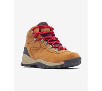 Columbia Newton Ridge Plus WP Amped, Scarponi da trekking ed escursionismo impermeabili a vita media Donna, Elk/Mountain Red 2024 , 37.5 EU