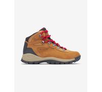 Columbia Newton Ridge Plus WP Amped, Scarponi da trekking ed escursionismo impermeabili a vita media Donna, Elk/Mountain Red 2024 , 40.5 EU