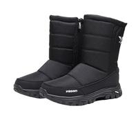Scarponi da Neve Invernali da Uomo Scarpone da Neve Impermeabili E Spessi, con Pelo Scarponi da Trekking Casual da Esterno Calzature Invernali da Uomo per L'outdoor,Black b,40