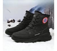 Scarponi da sci caldi e ispessiti, scarpe in cotone antiscivolo resistenti all'usura, calzature invernali da esterno per la protezione della stagione fredda