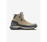 Scarponi Salewa Puez Leather Mid Powertex marrone chiaro grigio donna - 36.5