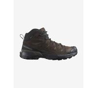 Salomon X Ultra 360 Leather Mid Gore-Tex Scarpe Impermeabili da Trekking da Uomo, Stabilità, Grip, Protezione Totale dalle intemperie, Dark Earth Delicioso Castlerock, 41 1/3 EU