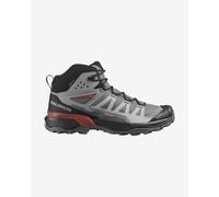 Salomon X Ultra 360 Mid GTX - scarpe da trekking - uomo 8,5 UK Grey/Red man Pfc-Free,Gore-Tex,Ortholite