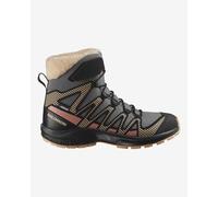 Salomon Xa Pro V8 Winter Wp Hiking Boots Grigio EU 38 Bambini