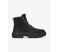 Timberland - Greyfield - Stivaletti in pelle nabuk neri-Nero 36