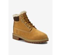 Scarponi Timberland Premium 6in Waterproof Faux Shearling marrone junior - 38