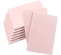 Scarsa qualità- 0,1 pezzi 0,3 x 0,3 cm Pink Rubber CarvingBlocks LinoleumBlock Stamp aking Kit per Prntmaking, Timbro morbido RuFbber Crafts, morbido e facile da scolpire