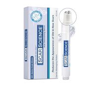 ScarScience ScarScience Gel per cicatrici in silicone di grado medico, rullo massaggiante per ferite appena guarite e cicatrici più grandi e acne chirurgica